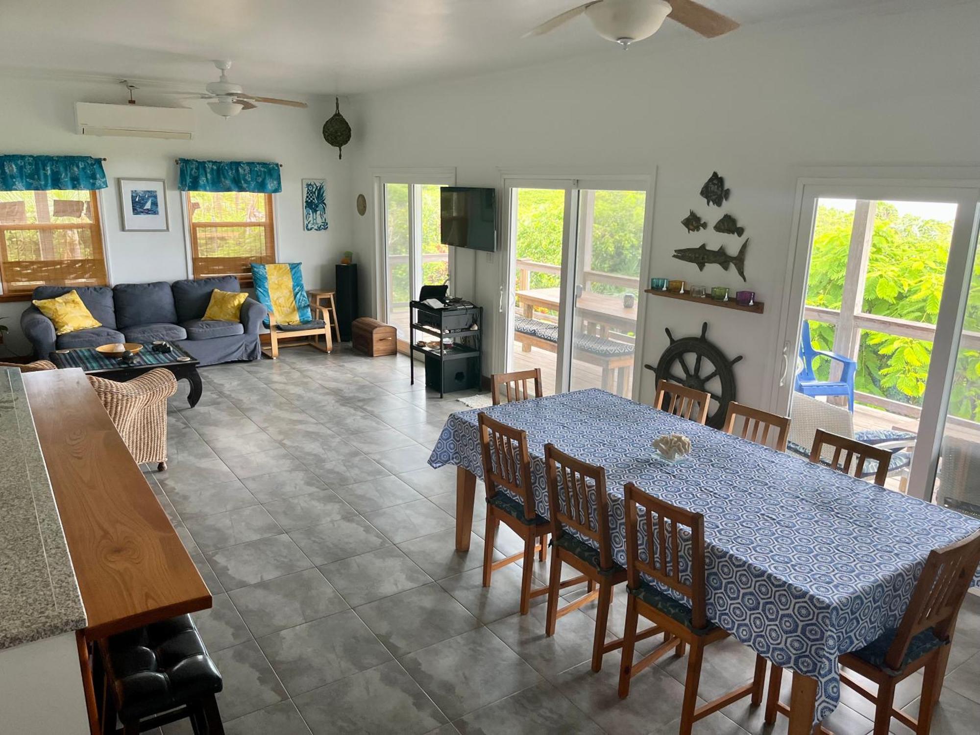 House Of Blue At Turtle Cove Long Island Bahamas Villa Bagian luar foto